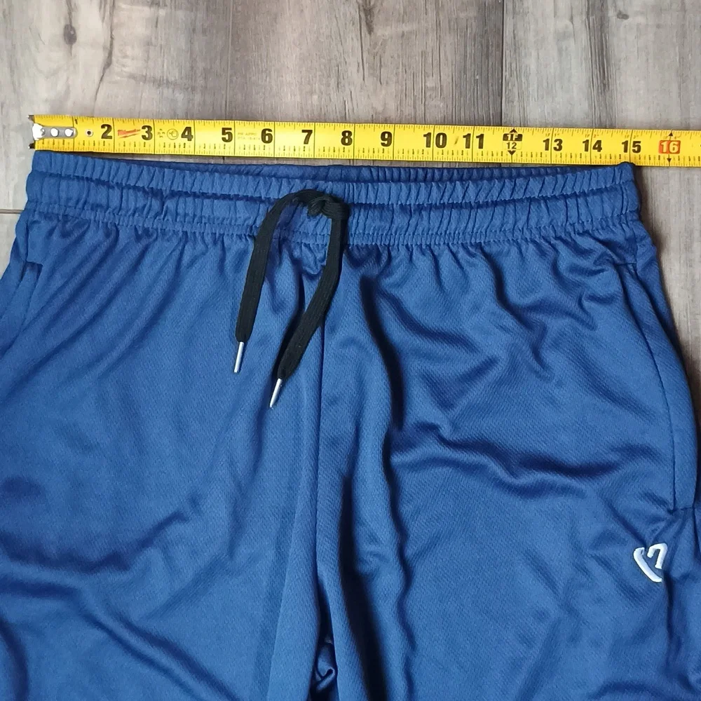 Men's Blue Athletic Pants - Picture 8 of 11
